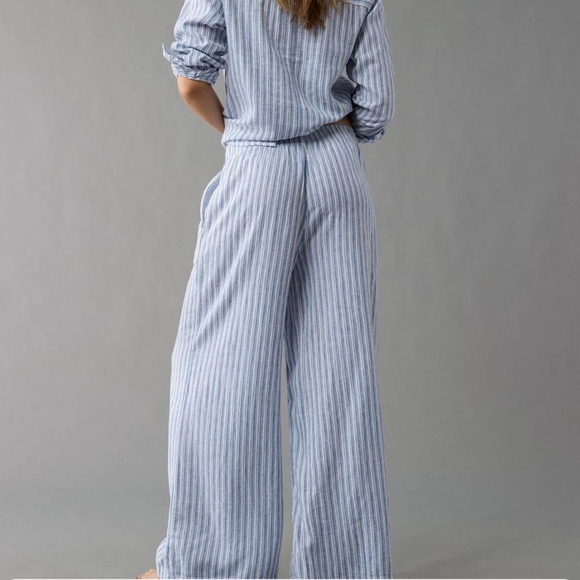 American Eagle Outfitters Pants - AE Weekend Vibes Linen-Blend Pull-On Pant NWOT